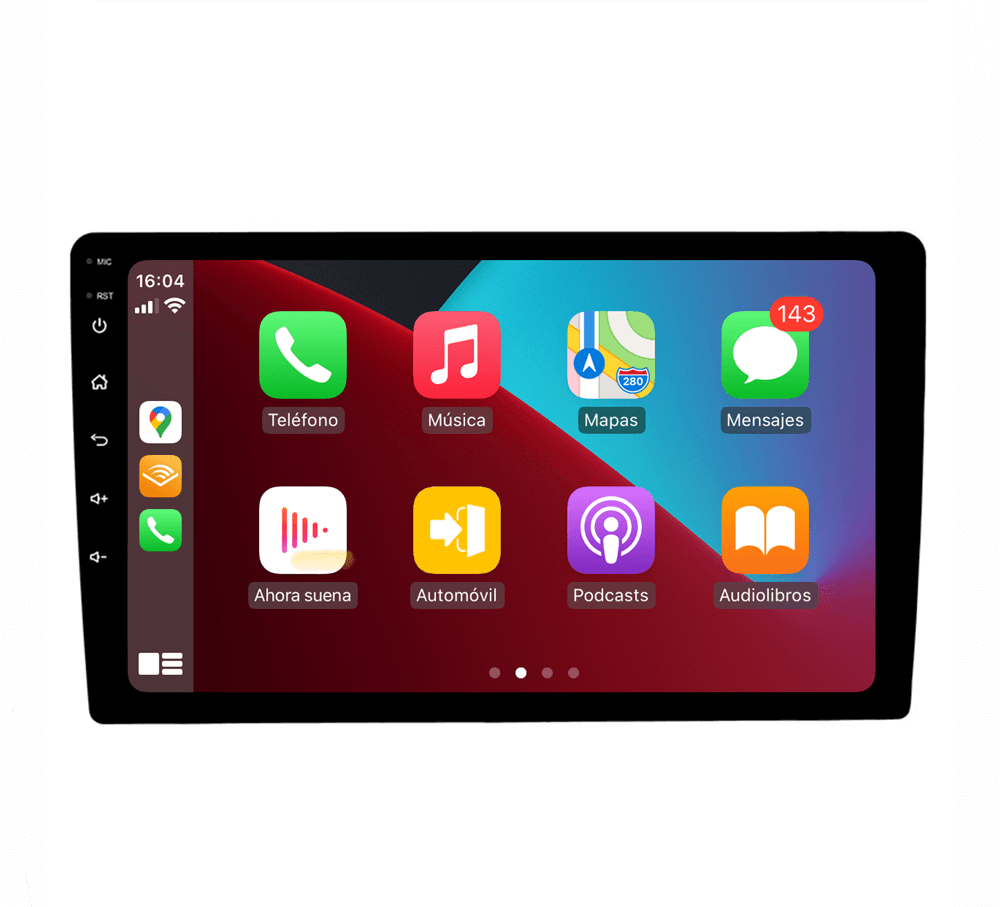 RADIO ANDROID 9" 8+128 CON CÁMARA 360